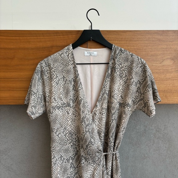 Aritzia Babaton Snake print wrap dress, Size XS - Picture 5 of 13